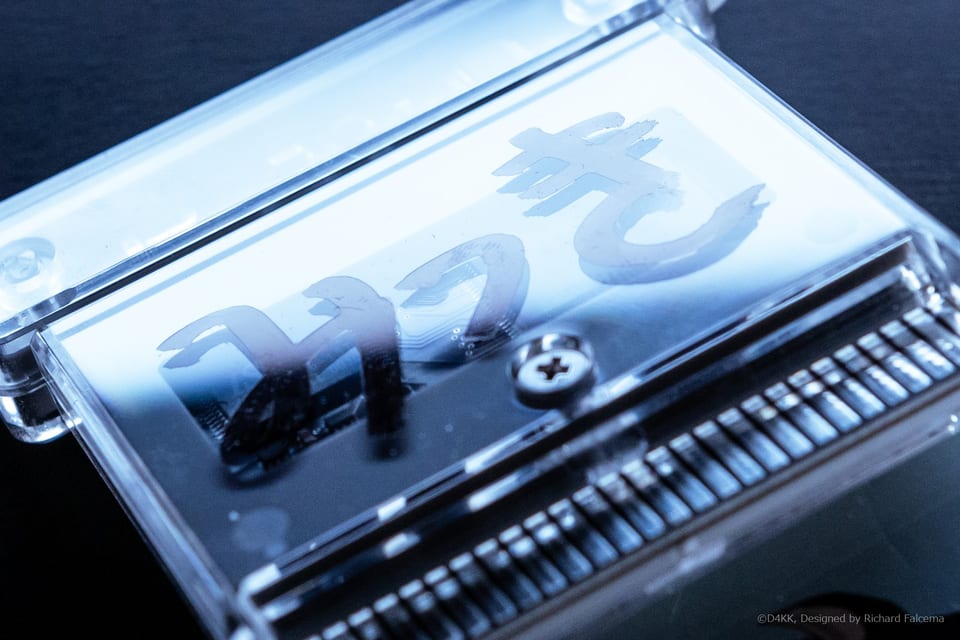 Close-up shot of the Hito no Game Cassette