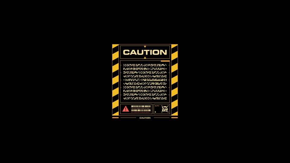 Ghost in the Shell Exhibition – Nerve Net caution screen design