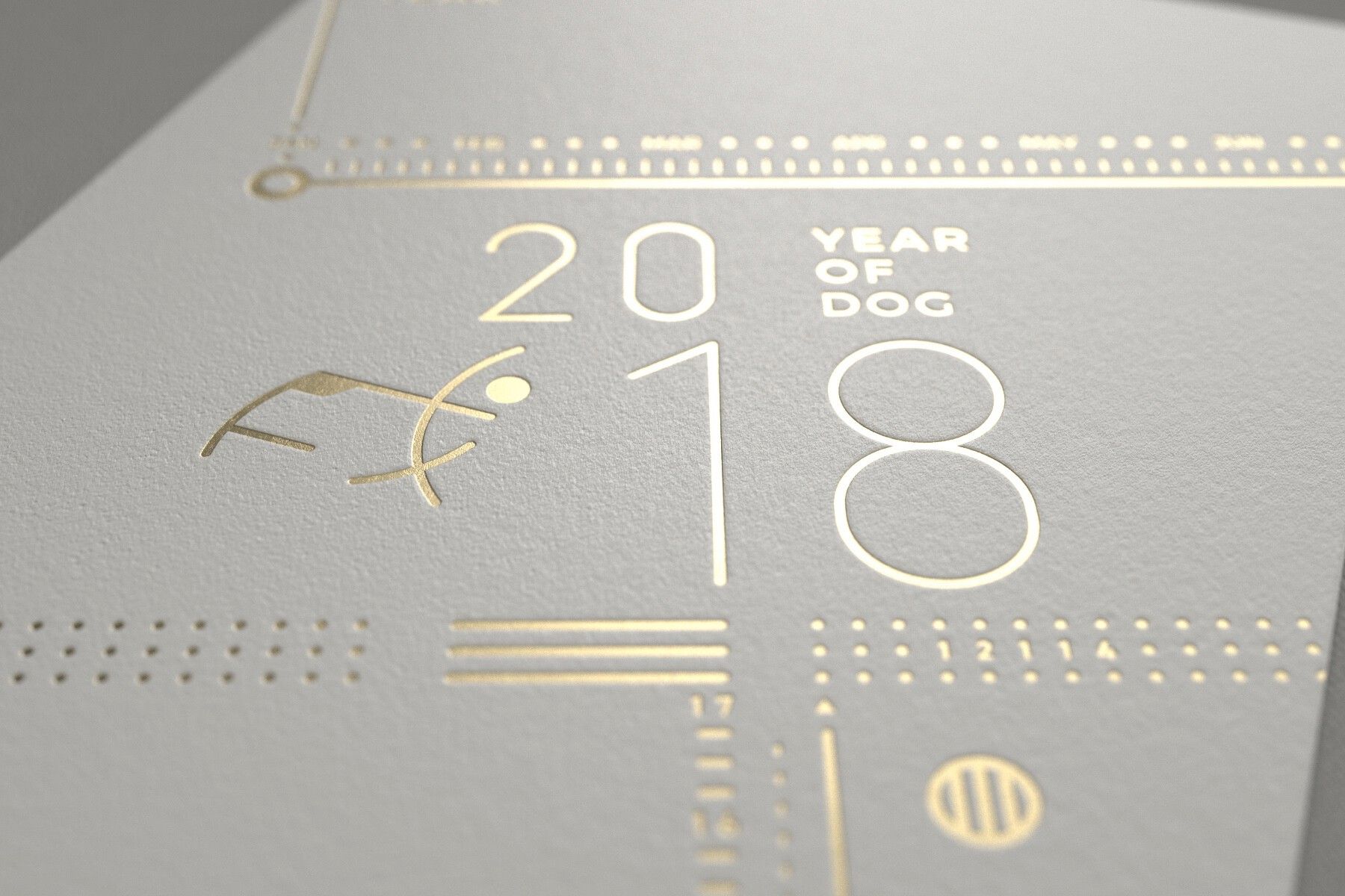 Close-up image of YEAR OF DOG